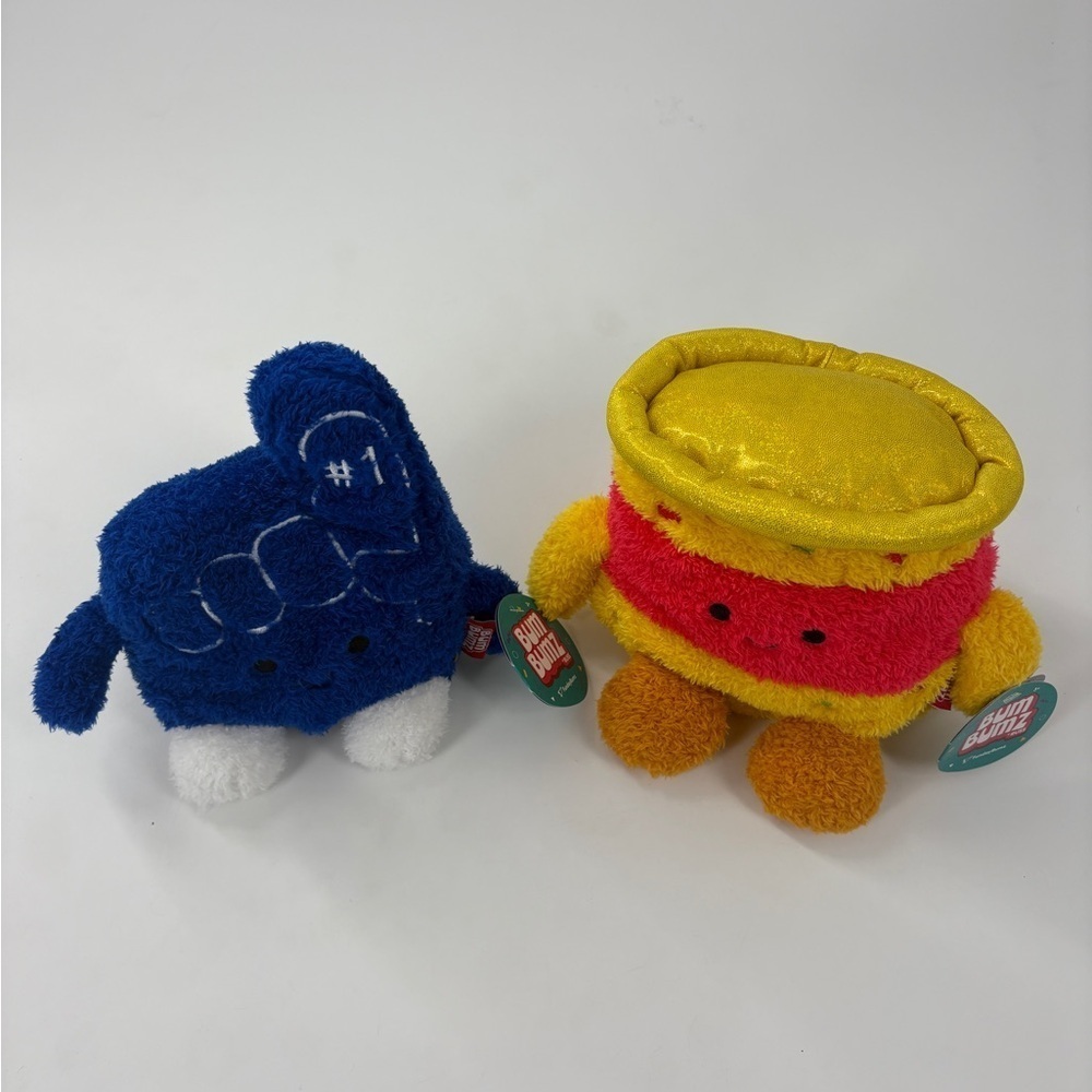 BumBumz Lot Of 2 - 7.5” Plush Fan Finger & Nacho Cheese - Picture 3 of 6